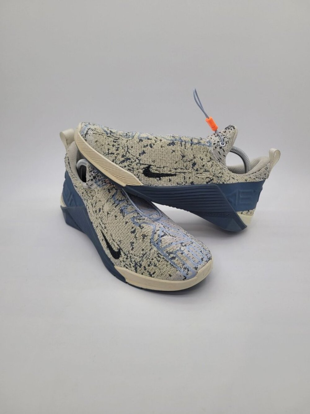 Nike React Metcon Thunderstorm Flyknit Armory Blue Men's size 9.5 Slip On